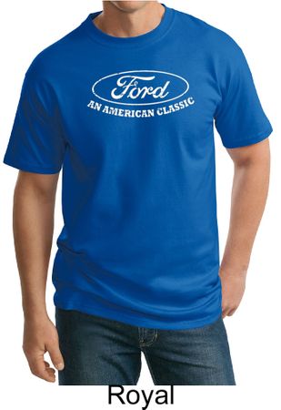 Ford Shirt Distressed An American Classic Adult Tall Tee Shirt