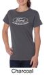 Ford Shirt Distressed An American Classic Ladies Organic T-shirt