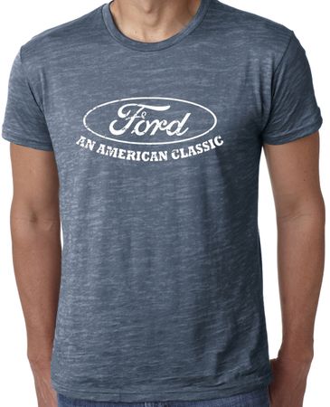 Ford Shirt Distressed An American Classic Mens Burnout Tee T-Shirt