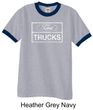 Ford Shirt Distressed Ford Trucks Classic Adult Ringer Shirt