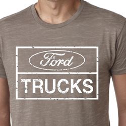 Ford Shirt Distressed Ford Trucks Mens Burnout Tee T-Shirt Ford Shirt Distressed Ford Trucks Mens Burnout Tee T-Shirt