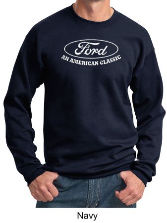 Ford Sweatshirt Distressed An American Classic Adult Sweatshirt