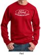Ford Sweatshirt Distressed An American Classic Adult Sweatshirt