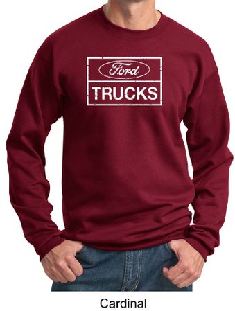 Ford Sweatshirt Distressed Ford Trucks Classic Adult Sweatshirt
