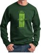 Ford Sweatshirt Green Mustang Stripe Sweat Shirt