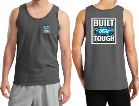 Ford Tank Top Built Ford Tough (Front & Back) Tanktop