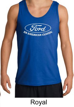 Ford Tank Top Distressed An American Classic Adult Tanktop