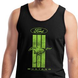 Ford Tank Top Green Mustang Stripe Tanktop Ford Tank Top Green Mustang Stripe Tanktop