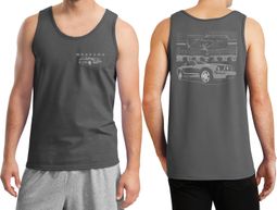 Ford Tank Top Mustang with Grill (Front & Back) Tanktop