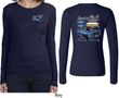 Ford Tee 1967 Mustang (Front & Back) Ladies Long Sleeve