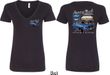Ford Tee 1967 Mustang (Front & Back) Ladies V-neck