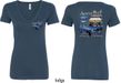 Ford Tee 1967 Mustang (Front & Back) Ladies V-neck