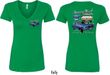 Ford Tee 1967 Mustang (Front & Back) Ladies V-neck