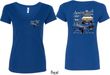Ford Tee 1967 Mustang (Front & Back) Ladies V-neck