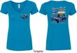 Ford Tee 1967 Mustang (Front & Back) Ladies V-neck