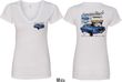 Ford Tee 1967 Mustang (Front & Back) Ladies V-neck