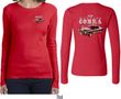 Ford Tee 1974 Cobra Profile (Front & Back) Ladies Long Sleeve