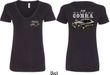Ford Tee 1974 Cobra Profile (Front & Back) Ladies V-neck