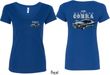 Ford Tee 1974 Cobra Profile (Front & Back) Ladies V-neck
