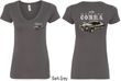 Ford Tee 1974 Cobra Profile (Front & Back) Ladies V-neck