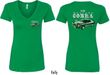 Ford Tee 1974 Cobra Profile (Front & Back) Ladies V-neck