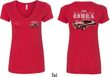 Ford Tee 1974 Cobra Profile (Front & Back) Ladies V-neck