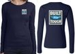 Ford Tee Built Ford Tough (Front & Back) Ladies Long Sleeve