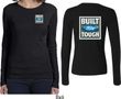Ford Tee Built Ford Tough (Front & Back) Ladies Long Sleeve