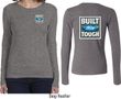 Ford Tee Built Ford Tough (Front & Back) Ladies Long Sleeve