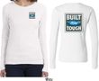 Ford Tee Built Ford Tough (Front & Back) Ladies Long Sleeve