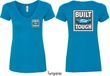 Ford Tee Built Ford Tough (Front & Back) Ladies V-neck