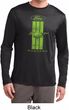Ford Tee Green Mustang Stripe Dry Wicking Long Sleeve