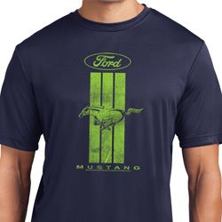 Ford Tee Green Mustang Stripe Dry Wicking T-shirt Ford Tee Green Mustang Stripe Dry Wicking T-shirt