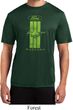 Ford Tee Green Mustang Stripe Dry Wicking T-shirt