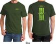 Ford Tee Green Mustang Stripe (Front & Back) T-shirt