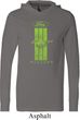 Ford Tee Green Mustang Stripe Lightweight Hoodie