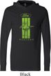 Ford Tee Green Mustang Stripe Lightweight Hoodie