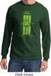 Ford Tee Green Mustang Stripe Long Sleeve