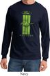 Ford Tee Green Mustang Stripe Long Sleeve