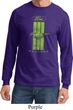 Ford Tee Green Mustang Stripe Long Sleeve