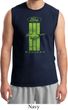 Ford Tee Green Mustang Stripe Muscle Shirt