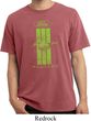 Ford Tee Green Mustang Stripe Pigment Dyed Shirt