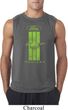 Ford Tee Green Mustang Stripe Sleeveless Shirt