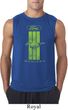 Ford Tee Green Mustang Stripe Sleeveless Shirt