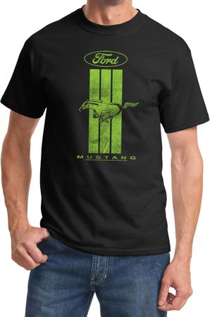 Ford Tee Green Mustang Stripe T-shirt