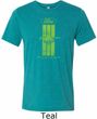 Ford Tee Green Mustang Stripe Tri Blend Tee