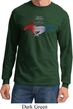 Ford Tee Mustang Red White and Blue Long Sleeve