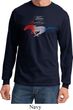Ford Tee Mustang Red White and Blue Long Sleeve