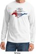 Ford Tee Mustang Red White and Blue Long Sleeve