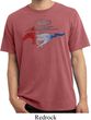 Ford Tee Mustang Red White and Blue Pigment Dyed Shirt